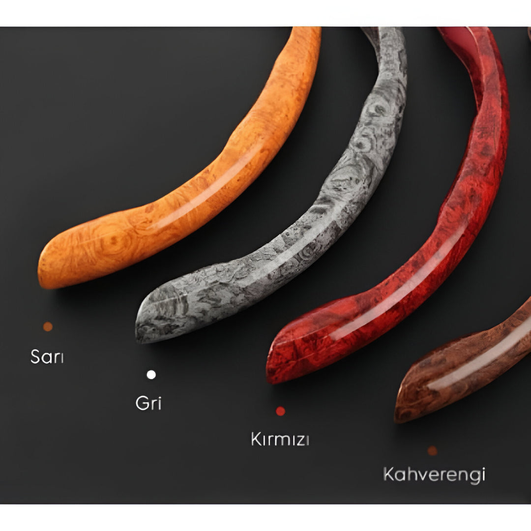 Ahşap Tasarımlı Direksiyon Simidi Koruma Kılıfı 2'li